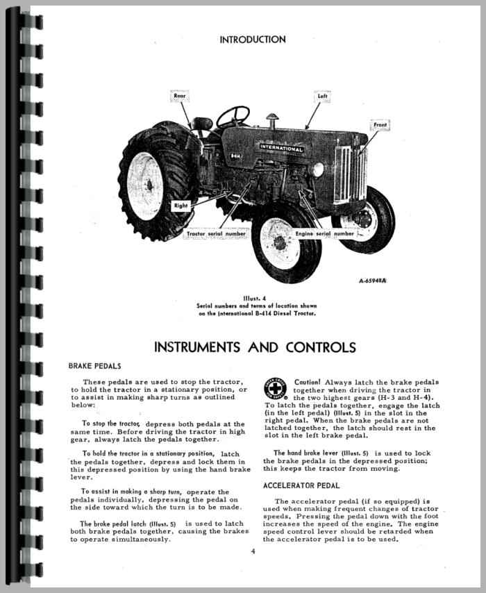 international tractor manual free